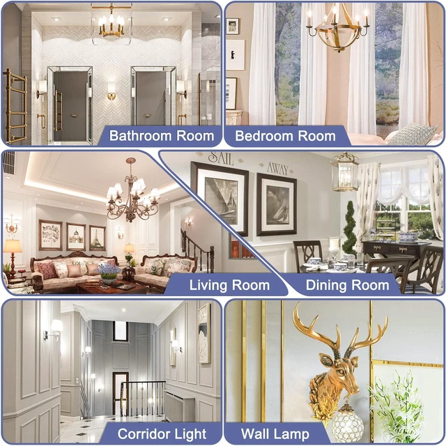 Alt view image 7 of 7 - Candelabra Light Bulbs 60 Watt Equivalent, 4000K Natural Daylight, 5W E12 Small Base Type B LED Bulbs, 500 Lumens, Chandelier Ceiling Fan Light Bulbs, CRI 85, Non-dimmable, Pack of 10