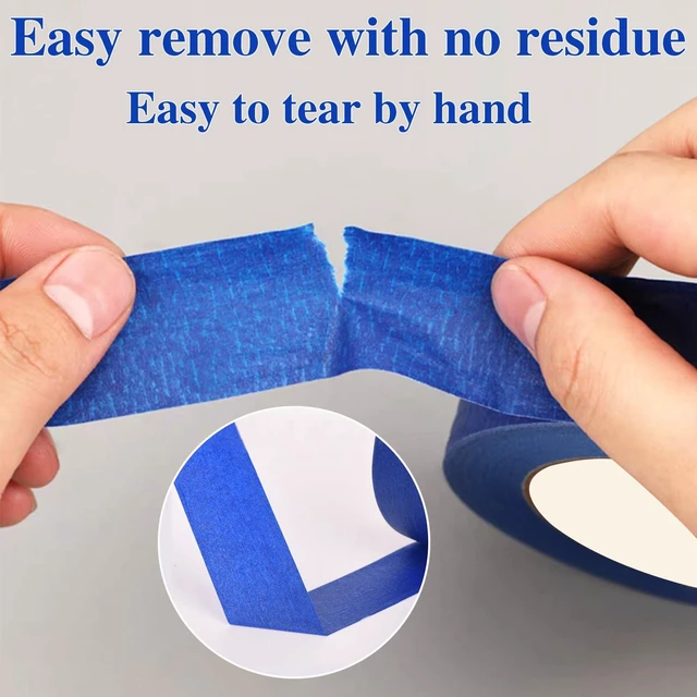 Alt view image 4 of 7 - Painters Tape 1 Inch Wide, 1 Inch X 55 Yards X 12 Rolls