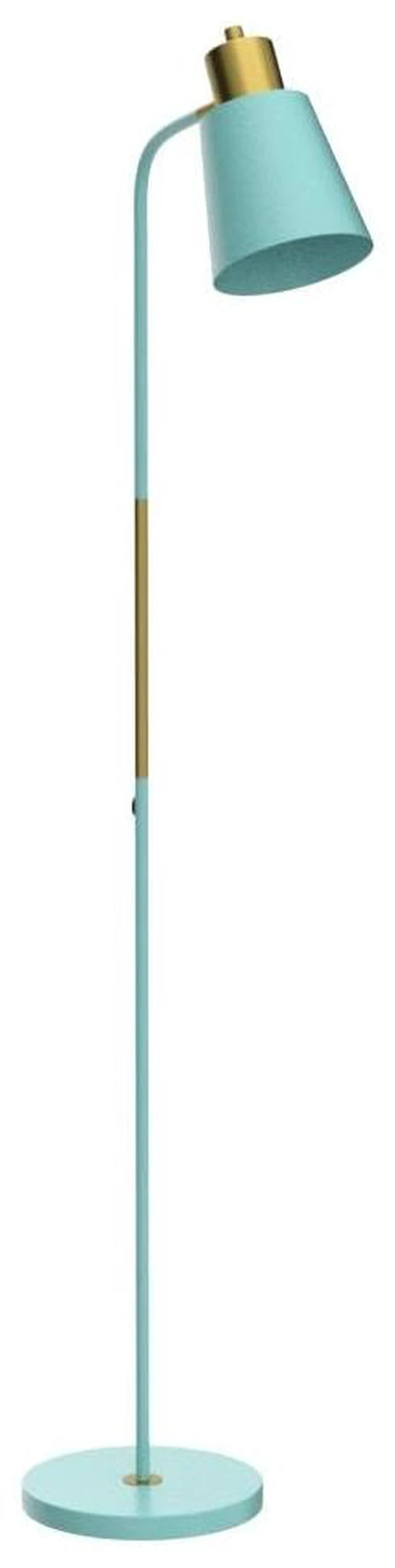 Alt view image 4 of 7 - Floor Lamp Industrial Floor Lamps Reading Farmhouse Standing Lamp Rustic Floor Lamp Adjustable Metal Heads Indoor Task Lighting for Living Room Bedroom Office Home Décor (Green)