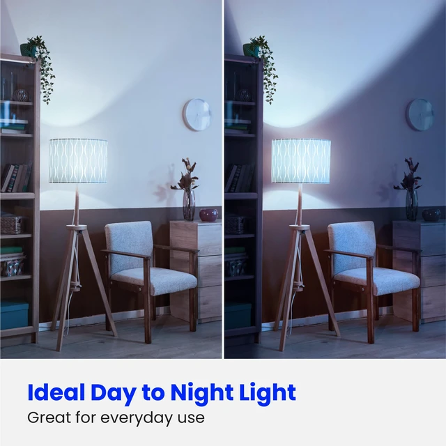 Alt view image 4 of 7 - A19 LED Light Bulbs, 60W Equivalent, Non Dimmable, 800 Lumens, E26 Standard Base, 5000k Daylight, 80 CRI, 10 Year, Energy Efficient, 24 Pack, A800850/10KLED/MP/24