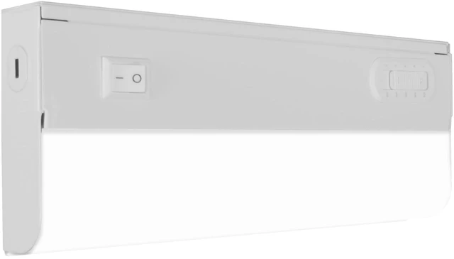 Main image of 9 LED Direct Wire Under Cabinet Light with On/Off Switch - Dimmable LED Lights for Kitchen - Selectable CCT 2700K-5000K, 340-360 Lumens, 5W - UCB Hardwired Under Cabinet Lighting by Lighting