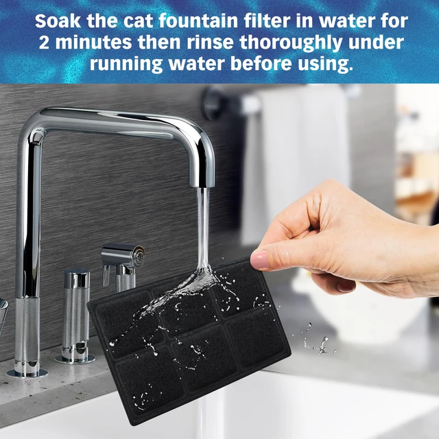 Alt view image 5 of 7 - Premium Charcoal Filters for PetSafe Drinkwell Fountains, Pack of 30