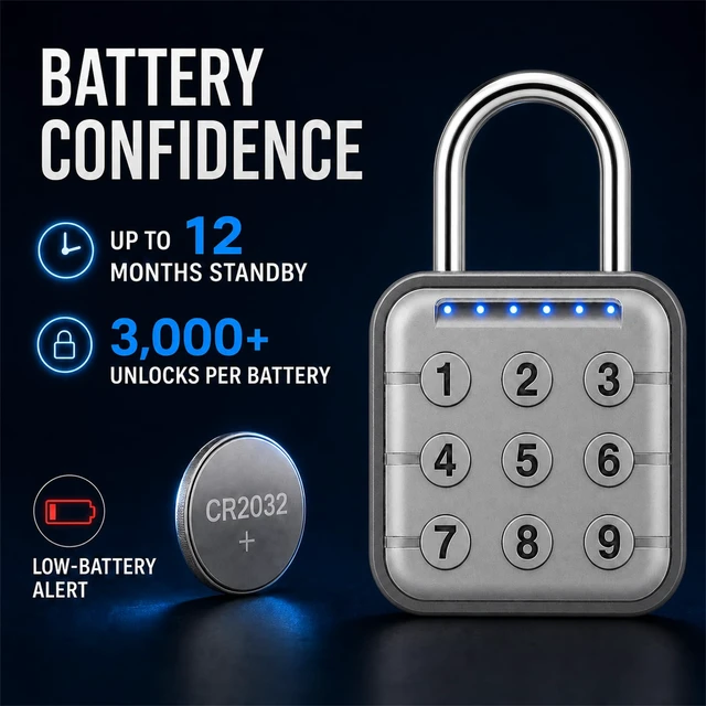 Alt view image 5 of 7 - Combination Lock, Combination Lock for Locker, Locker Lock & Gym Locker Lock - High Security, Easy to Use for Gym, School, Travel, Outdoor, 2.95 Inch