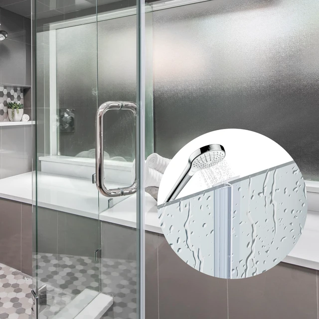 Alt view image 5 of 7 - 3 Pack 3/8" x 39" Shower Door Side Seal Door, Shower Door Sweep Shower Side Seal for 3/8'' (10mm) Doors, Frameless Glass Shower Door Seal Strip Stop Shower Leaks and Create a Water Barrier