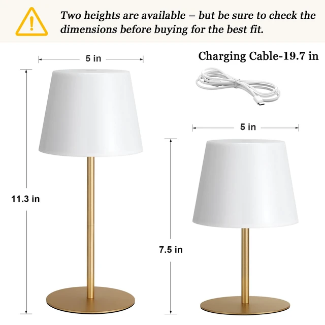 Alt view image 5 of 7 - Shower Lamp Rechargeable Waterproof Lamp, Cordless Table Lamp for Bathroom IP54 Spa-Like Shower Light, 4000mAh Battery Powered, 3 Color Modes, Stepless Dimming and Memory, for Bathtub Outdoor (1Pack)