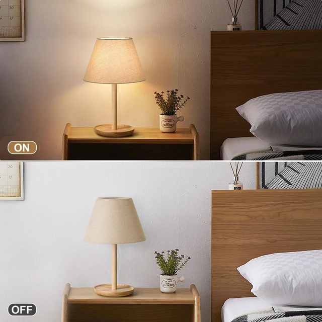 Alt view image 4 of 6 - Small Lampshades Set of 2, 5.5"Top x 10"Bottom x 6.6"High, Brown Bell Shade Burlap Lamp Shades for Table Lamps Wall Lamps, Fabric Lampshades, Spider, Bulb Clip Adapters Included, No Assembly Required