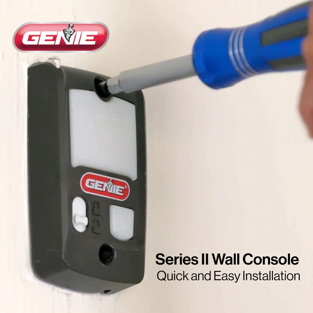 Alt view image 6 of 7 - Series II Garage Door Opener Wall Console - Sure-Lock/Vacation Lock for Extra Security - Light Control Button - Compatible with All Series II Garage Door Openers - Model GBWCSL2-BX