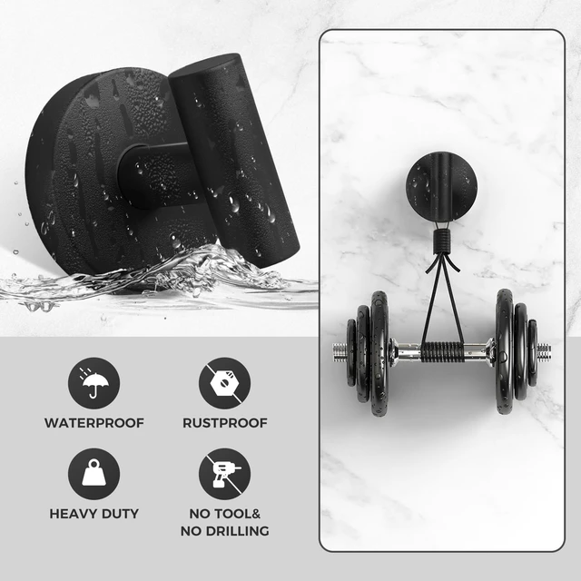 Alt view image 3 of 5 - Shower Hooks for Inside Shower,No-Drill Removable&Reusable Towel Hooks for Bathroom,Heavy Duty Suction Cup Hooks for Glass Window,4 Packs(Black)