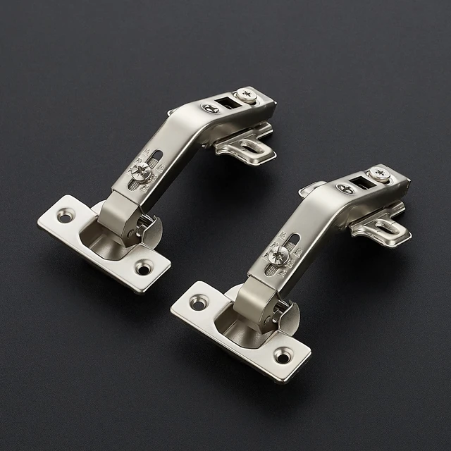 Alt view image 2 of 7 - Kitchen Cabinet Hinges,135 Degree Door Hinges, 10 Pairs 20 Pack Compatible with Lazy Susan Corner Cupboard, Full Overlay, for Face Frame Door, Concealed Corner, Cabinet Hardware