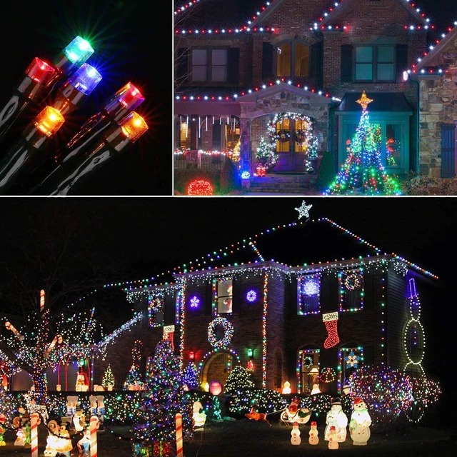 Alt view image 5 of 7 - Solar Christmas Lights Outdoor, 2 Packs Solar String Lights