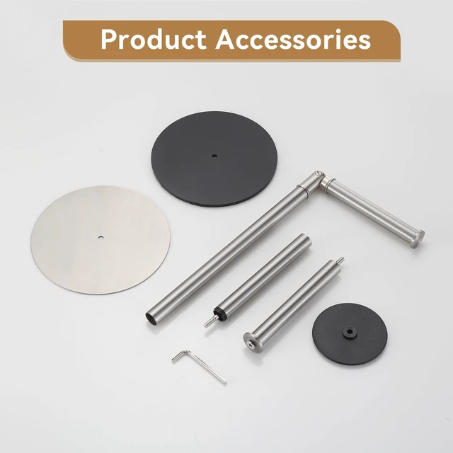 Alt view image 5 of 7 - Freestanding Toilet Paper Holder, Tissue Holder On Floor with Reserve Storage Paper Rolls, Roll Paper Holder Standing On Floor (Brushed Nickel)