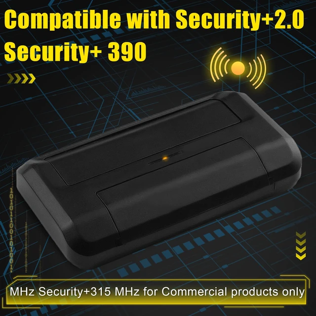 Alt view image 7 of 7 - 811LMX Gate Remote for liftmaster,4pack 12-Code Switch Replaces 811LM, 811LMX Gate Opener Remote Compatible with 850LM/ 860LM Receivers, 390 MHz and 315 MHz