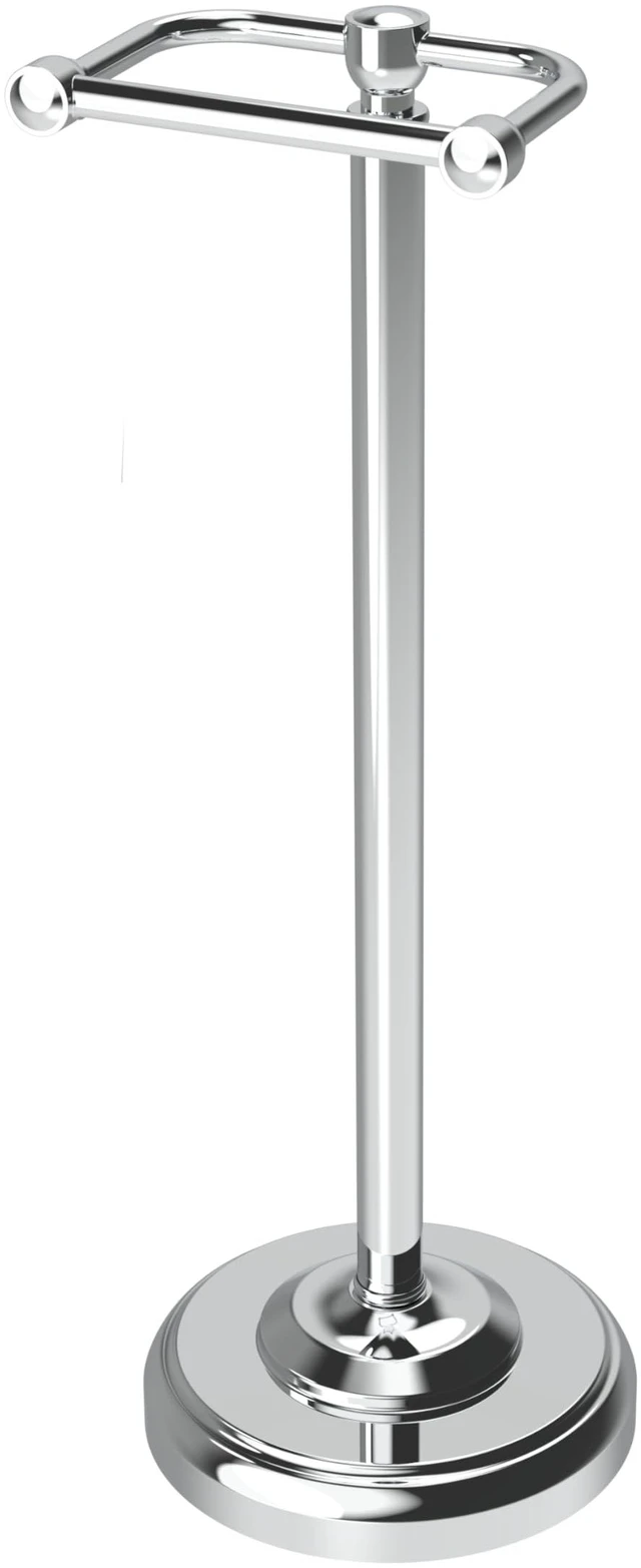 Main image of Toilet Paper Holder Stand, Toilet Paper Holder Free Standing,Post Pivoting Design & Stable Weighted Base SUS304 Stainless Steel for Bathroom (Chrome)