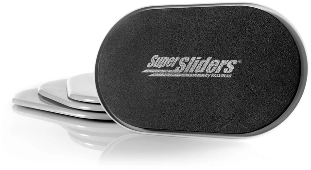 Main image of Sliders4744095N Reusable XL Heavy Furniture Sliders for Carpet- Quickly and Easily Move Any Item, 9-1/2" x 5-3/4' Gray (4 Pack)