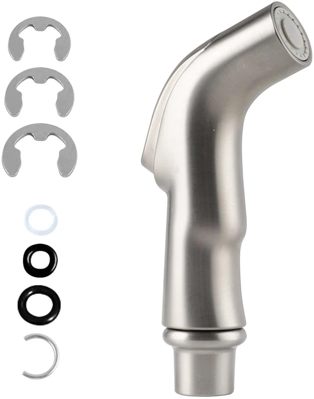 Main image of Universal Sink Sprayer Attachment for Faucet, Brushed Nickel NSF/ANSI/CAN 372 Certified, Kitchen Side Sprayer Head Compatible with Delta, Moen, Kohler and Other OEM Brands Spray Head