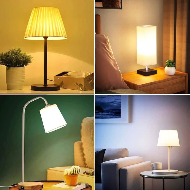 Alt view image 5 of 6 - RGB Color Changing Light Bulbs,40W Equivalent,9W RGB LED Light Bulbs,A19 E27/E26 Warm White 6500K,16 Color Multicolor Light Bulb Dimmable Light for Home Party Bedroom Outdoor(4Pack)