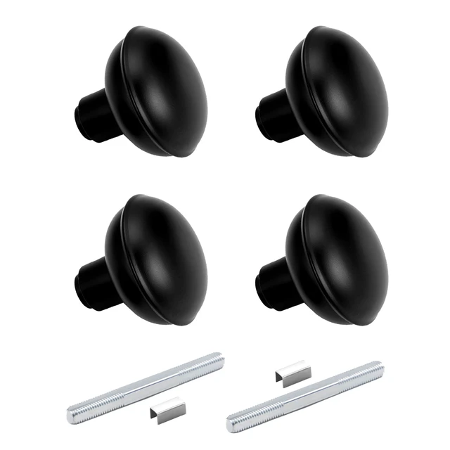 Main image of Vintage Matte Black Door Knob Set with Spindle,2 Pack Old Style Door Knobs Replacement Broken for Antique Mortise Lock, Older Home Interior Door