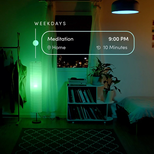 Alt view image 7 of 7 - LED Light Bulb Color 1100 Lumens - WiFi Smart, Alexa 75W Equivalent Compatible with Alexa, Apple Homekit, Google, WiFi 2.4GHz, Dimmable E26, tunable white 1500-9000K, for bedroom, mood lighting