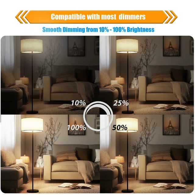 Alt view image 5 of 7 - 5000K Daylight Dimmable LED Edison Bulbs 40W Equivalent, 16 Pack 4 Watt ST19 LED Light Bulb for Bathroom, 90 CRI, 450LM, E26 Base