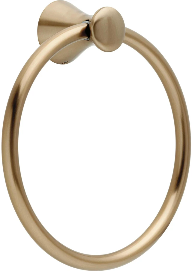 Main image of Hand Towel Holder | Champagne Bronze Ring for Hanging Towels in Kitchen, Bathroom | Lahara Accessories