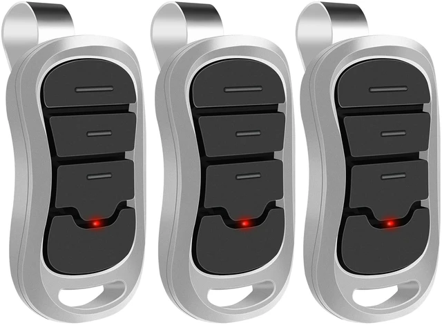Main image of 3 Replacement for Genie Overhead Garage Door Opener Remote G3T-R For G3T-R G3T-BX G3T-A All Intellcode Legacy Remote from 1995 315Mhz 390Mhz With Clip