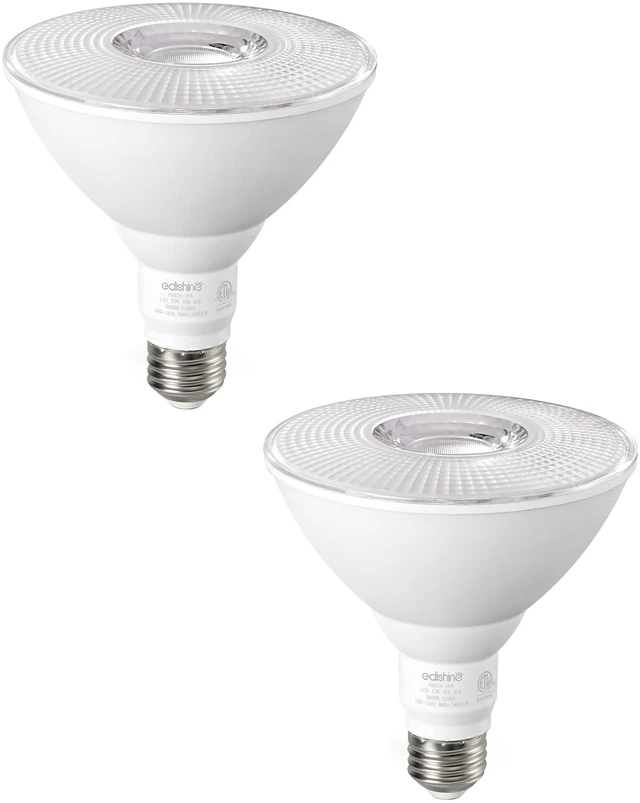Main image of PAR38 LED Flood Light Bulbs Outdoor Dimmable 5000K 1800LM, 2 Pack 18W Equivalent 120W, E26 Base, Waterproof for Patio, Yard, Porch, Driveway, Garage