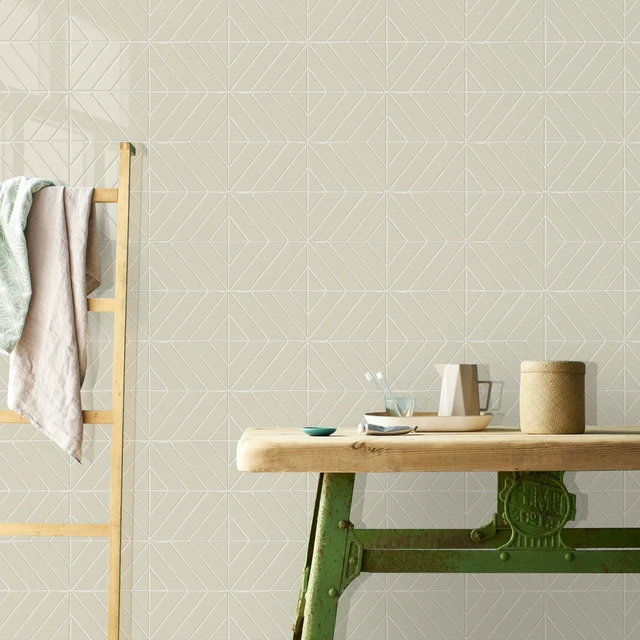 Alt view image 7 of 7 - Herringbone Peel and Stick Backsplash, Light Gray Beige, 10 Sheets 12.6 x 9.7 in, Thicker Rectangular Vinyl Stick-On Wall Tiles, Easy Alignment, Waterproof, Easy to Clean, Kitchen/Bathroom