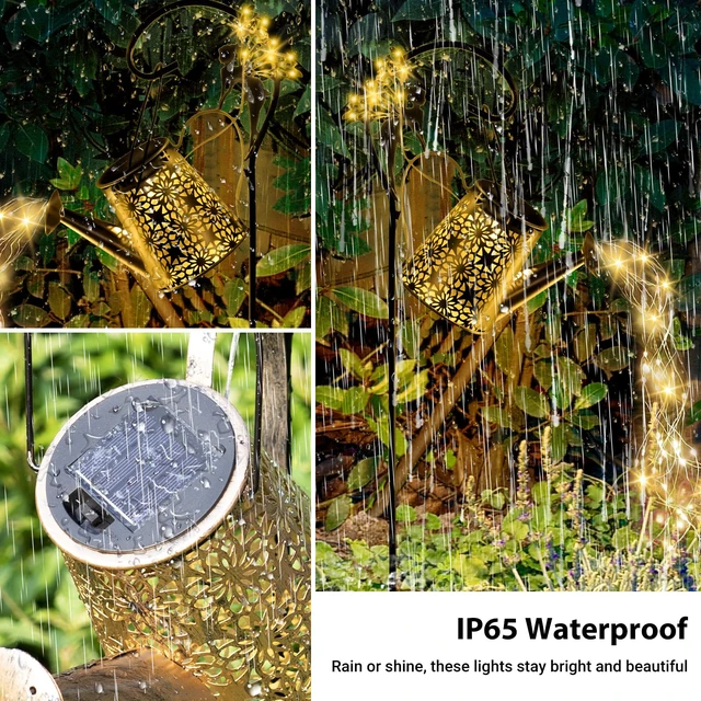 Alt view image 5 of 7 - Solar Watering Can Light, Solar Outdoor Decorative,Garden Decor Lights for Yard Patio Lawn Pathway Landscape, IP65 Waterproof, Garden Gifts for Mom, Grandma Women Birthday