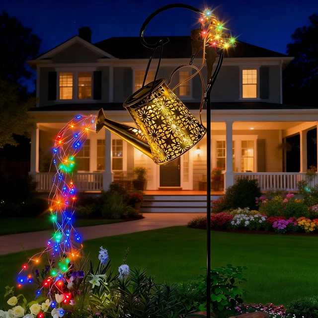 Main image of Solar Watering Can Light, Solar Outdoor Decorative, Garden Decor Lights for Yard, IP65 Waterproof Hanging Lantern Landscape Lights, Garden Gifts for Mom, Grandma Women Birthday
