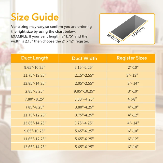 Alt view image 7 of 7 - 5 Pack Floor Vent Covers,Floor Register 2x12,Adjustable Decorative Vent Covers for Home Floor (2"X12"- 5pack)