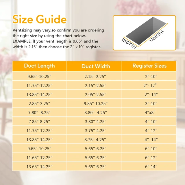 Alt view image 7 of 7 - 5 Pack Floor Vent Covers,Floor Register 2x10,Adjustable Decorative Vent Covers for Home Floor (2"X10"- 5pack)
