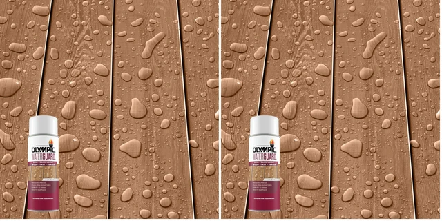 Main image of WaterGuard 11.75 oz. Acorn Brown Semi-Transparent Exterior Wood Stain Plus Sealer (Pack of 2)