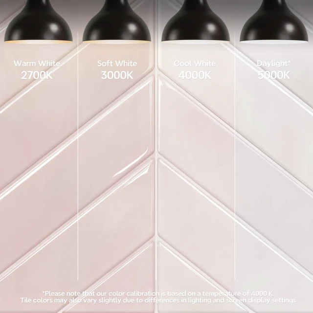 Alt view image 3 of 7 - Herringbone Peel and Stick Backsplash, Smoky Pink, 10 Sheets 12.6 x 9.7 in, Thicker Rectangular Vinyl Stick-On Wall Tiles, Easy Alignment, Waterproof, Easy to Clean, Kitchen/Bathroom