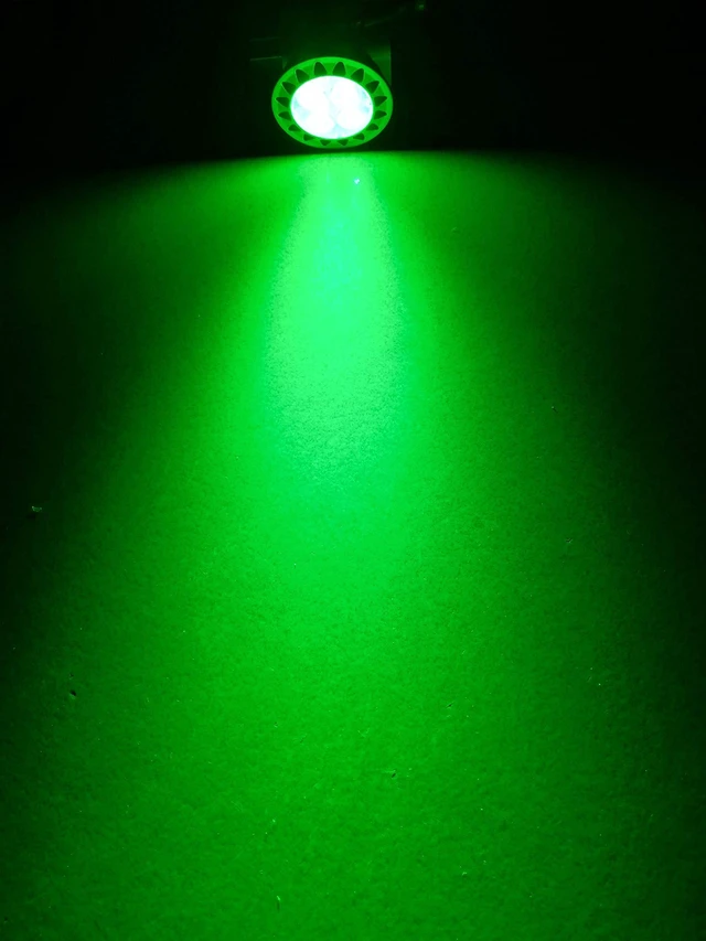 Alt view image 3 of 6 - MR16 GU5.3 Green Led Bulb 5W 12V Low Voltage for Christmas Landscape Replace 20W 35W 50W Halogen, Led Green Bulb for Halloween Outdoor Landscape Yard Tree Lighting,Not Dimmable,38 Deg,6 Pack