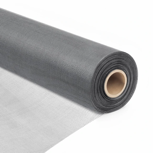 Main image of Fiberglass Window Screen Roll 48 x 100 Easy to Use Grey Replacement Window Screens for House Windows or Door