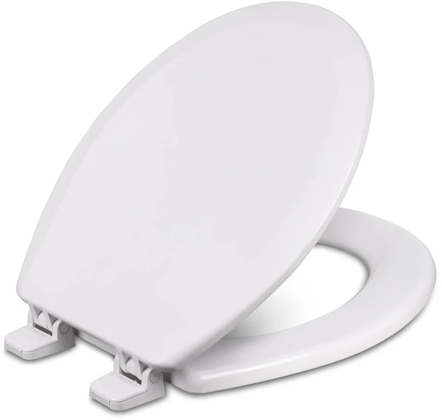 Main image of Round Toilet Seat, Wood Core/Plastic Finish, Crane Plastic Finish, 700-301