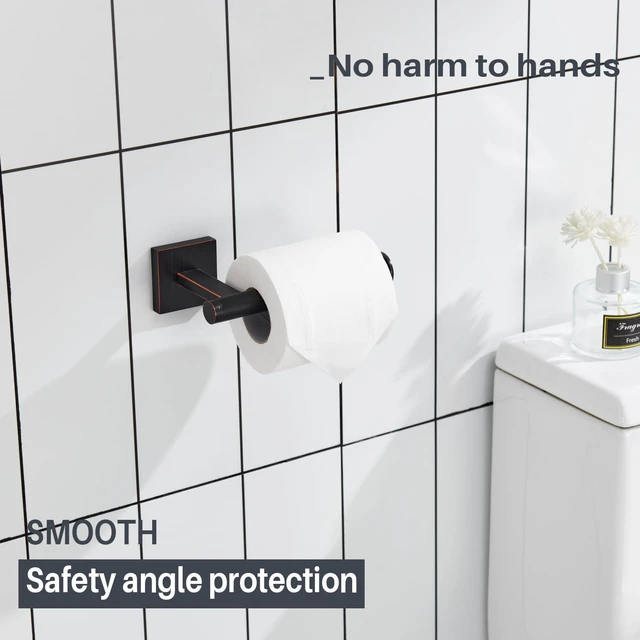 Alt view image 6 of 6 - Toilet Paper Holder Oil Rubbed Bronze Toilet Roll Holder Hold Mega Rolls Kitchen Bathroom Tissue Paper Dispenser Stainless Steel, B2008ORB