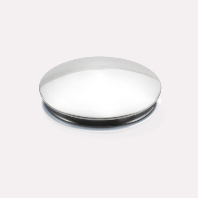 Alt view image 7 of 7 - Bathroom Sink Pop Up Drain Assembly Without Overflow Fits 1.57 to 2.36 Inch Sink Openings with 1-1/4 Inch Tailpiece Large Cap Solid Brass Drain Stopper (Brushed Nickel) (Pack of 2)