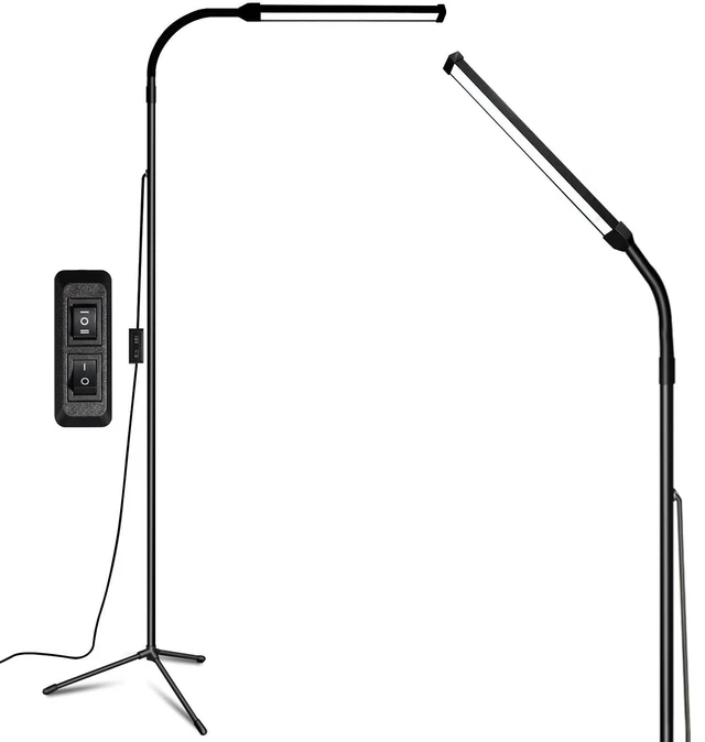 Main image of Led Floor Lamp for eyelash extensions Standing light Floor Lamps for Office Standing Lamp Brightness eyelash lamp tattoo Light Eye Caring Reading lamp for Bedroom makeup light lash light extension