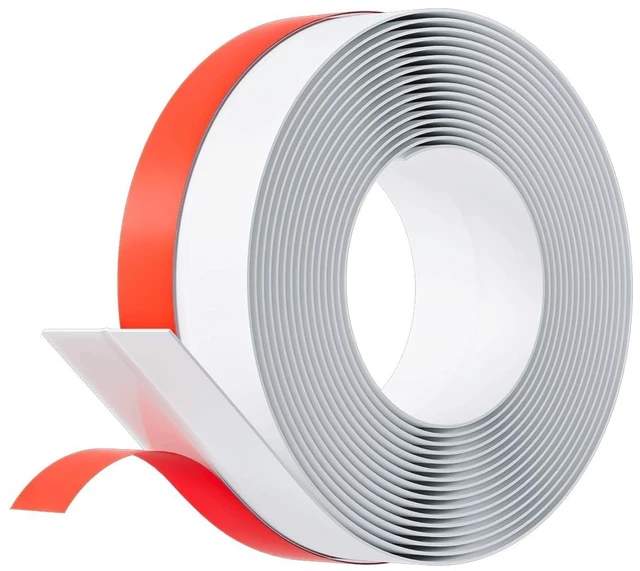 Main image of 36FT Weather Stripping Door Seal - 2" Silicone Door Draft Seal Tape for Gaps Under Door Weatherstripping Sweep Stopper for Bottom of Shower Door/Sliding Glass Door