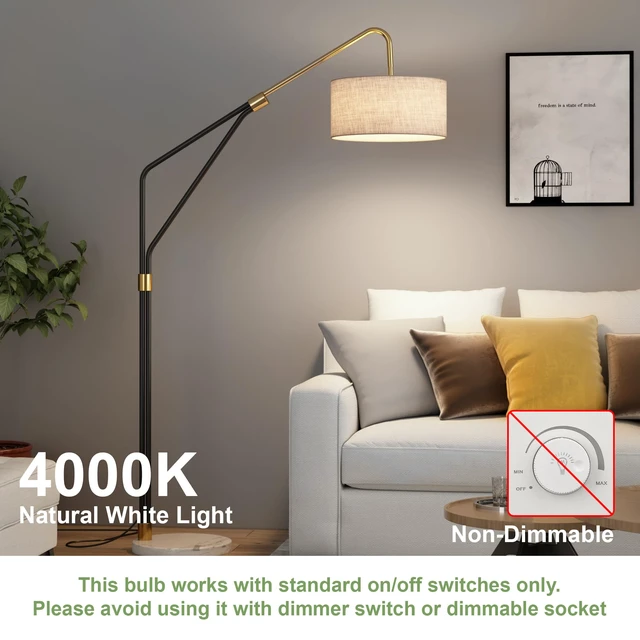 Alt view image 4 of 7 - 24 Pack E26 LED Bulb 60 Watt, 4000K Natural Daylight Light Bulbs 9W 900LM CRI 85+ 120V 800 Lumens,A19 LED Light Bulbs for Bedroom Living Room,No Flicker,Recycled Materials,Non-Dimmable