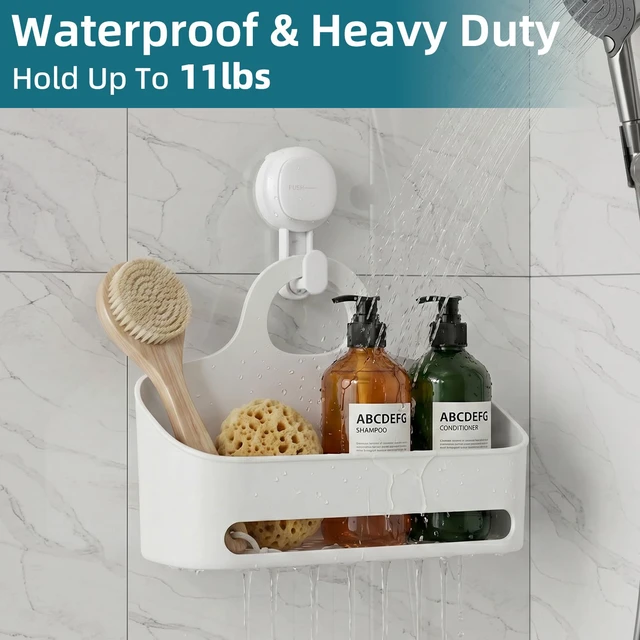 Alt view image 4 of 7 - 4 Pack Upgraded Suction Cup Hook with Visible Safety Indicator, White Powerful Suction, No-Drill Shower Hooks for Towels, Loofahs, Robes, 1 Sec Installation, Waterproof, Removable Bathroom Hanger