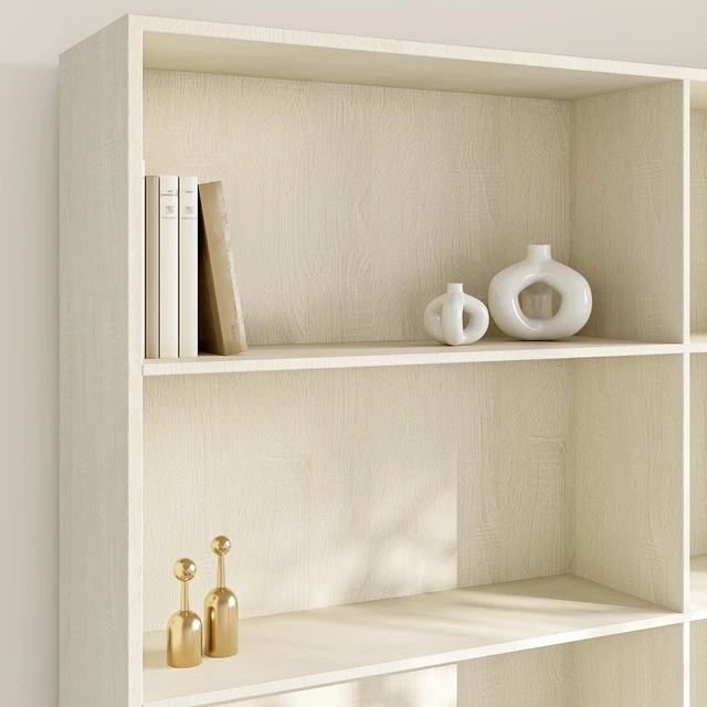 Alt view image 4 of 7 - Oak Wood Wallpaper Peel and Stick Light Wooden Contact Paper Removable Textured Light Wood Cabinet Vinyl Wrap for Countertops Kitchen Cabinets Table Vanity Shelves Furniture 15.8" x 276"