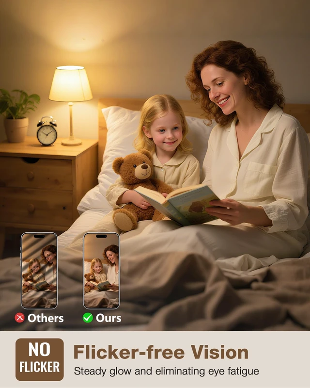 Alt view image 6 of 7 - A19 Soft White Edison Bulbs, Dimmable E26 LED 60 Watt Equivalent 6 Pack 2700K warm relaxing vintage light for cozy living rooms. Antique old-fashioned style 700LM glow without harsh blinding glare
