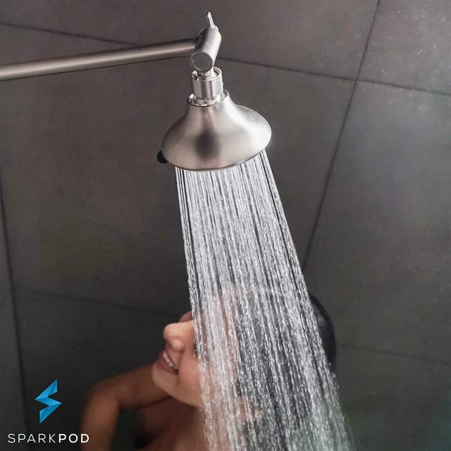 Alt view image 6 of 7 - 11" Extension Arm, Adjustable Height & Angle, Brushed Nickel Adjustable Height & Angle, Sturdy Lock, Universal Connection, Transform your showers into rain shower experience