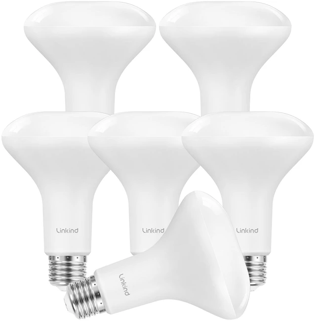 Main image of 6-Pack BR30 LED Flood Light Bulbs Indoor, 10W=65W 850 Lumens 2700K Dimmable LED Recessed Bulbs, E26 2700K Soft White, UL FCC Certified, Recessed Can Light Bulb for Bedroom Bathroom