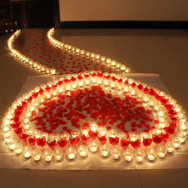 Alt view image 5 of 7 - Tea Lights LED Tea Light Candles 200 Hours Pack of 200 Realistic Flickering Bulb Battery Operated Tea Lights for Seasonal Festival Celebration Electric Fake Candle in Warm Yellow(2 * 100)