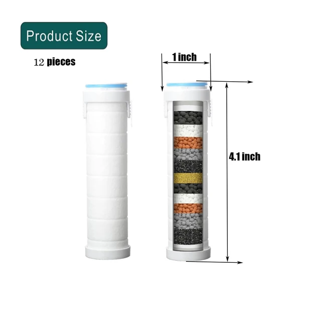 Alt view image 3 of 6 - High Pressure Handheld Shower Head High Pressure Shower Heads- High Flow Even with Low Water Pressure - Hand Held Showerhead Set with 59Replacement Hose/Bracket and Cotton Filters (White 2)