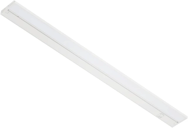 Main image of Halo 30-Inch Hardwired LED Under Cabinet Light, 3-CCT, White Power cord sold separately for plug-in installation. 2700K/4000K/5000K, dimmable. Model: UC0130WH27