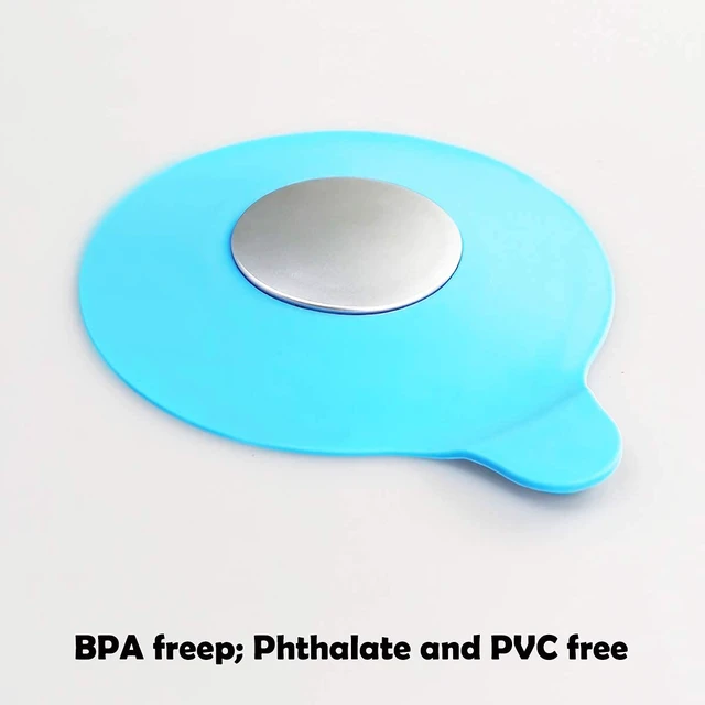 Alt view image 4 of 6 - 2PCS Silicone Bathtub Stopper and Plug, Tub and Sink Drain Cover